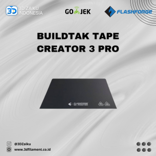 Flashforge Creator 3 Pro Build Plate Sticker Buildtak Platform Tape